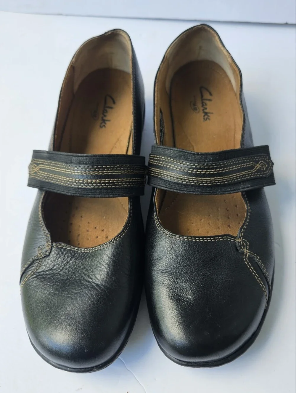 Clarks Active Air Women’s Black Leather Mary Jane Comfort Shoes